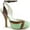 Green, variant on Women's Pin Up Couture Cutiepie 01 Ankle Strap