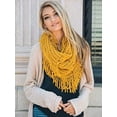 thumbnail image 3 of StylesILove Women Cozy Knit Tassel Infinity Loop Scarf - 5 Colors, 3 of 4
