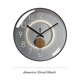 thumbnail image 2 of Reloj de cuarzo Reloj de pared silencioso de lujo ligero de moda Reloj digital circular simple 25 cm / 30 cm / 35 cm, 2 of 4