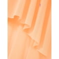 thumbnail image 6 of TiaoBug Kids Girls Sequins Lyrical Leotard Dance Dress Sleeveless Halter Irregular Party Gown Orange Pink 10, 6 of 7