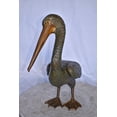 thumbnail image 3 of Nifao Pelican Standing and Looking Down Bronze Statue – Home Decor Sculpture, 20"L x 8"W x 22"H, 3 of 10