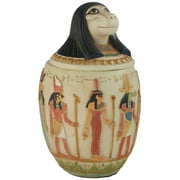 Large Canopic Jar of Hapi, Egyptian Statue, 8.5 Inches