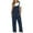 Women Navy Pants, variant on Tuphregyow Women's Casual Sleeveless Jumpsuits Adjustable Spaghetti Strap Stretchy Solid Color Lounge Stretch Relaxed Romper with Pockets Overalls Long Pants Stretchy Trendy Purple M