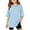 1#Light Blue640, variant on Byoo Big Girls Oversized Tee Shirt Bow Graphic Short Sleeve Crew Neck Print Tee Top Soft Cute T Shirt