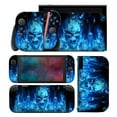 thumbnail image 5 of KIPLINK Skull Design Vinyl Decal Skin Set for Nintendo Switch - Full Console & Joy-Con Controller Sticker Kit, Anti-Scratch & Waterproof, Multiple Designs, 5 of 13