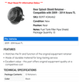 thumbnail image 2 of Rear Splash Shield Retainer - Compatible with 2009 - 2014 Acura TL 2010 2011 2012 2013, 2 of 2