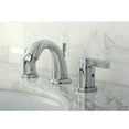 thumbnail image 2 of Kingston Brass KB8911NDL NuvoFusion Widespread Bathroom Faucet, Polished Chrome, 2 of 3