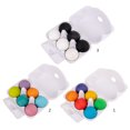 thumbnail image 2 of Baby Wooden Rainbow Blocks Matte Sphere Marcaron Balls Educational Early Learning Developmental Toy - 2, 2 of 3