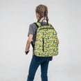 thumbnail image 5 of Naloa Lemon1 Print Lightweight DayBackpack Suitable for school, work, shopping, travel, etc., 5 of 5