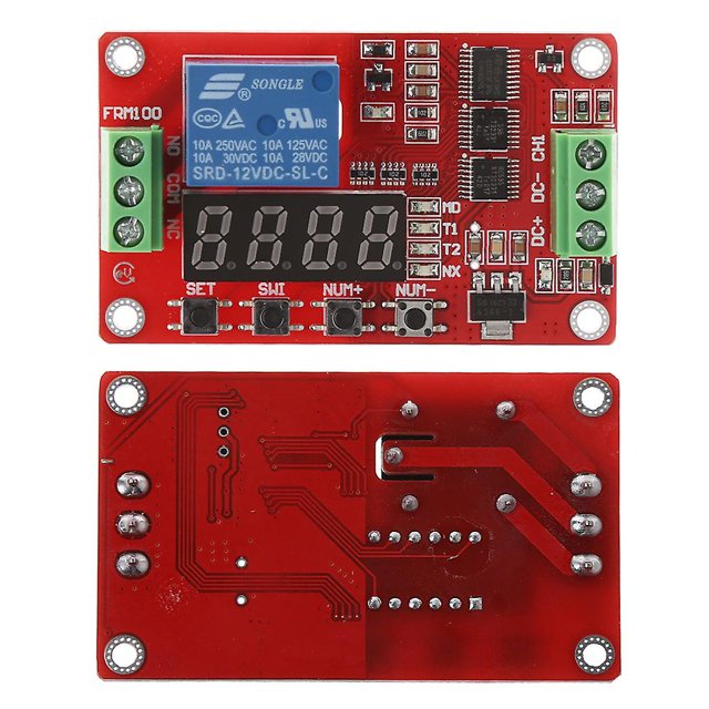 Módulo de Interruptor de Retardo de Tiempo YONGSHENG del Temporizador de Ciclo 12v CC