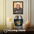 thumbnail image 4 of Yatskia Forest Deer Urn for Ashes for Women, Funeral Burial Urns for Human Ashes Adult Man, Memorial Keepsake Urns for Human Ash, (Monar 10 Inch and 3 Inch), 4 of 8