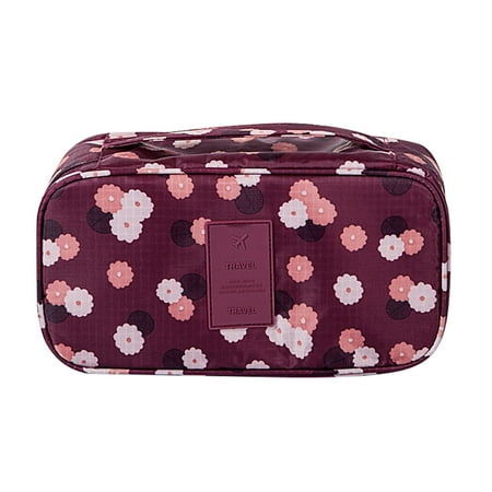 

Yrtoes Waterproof Portable Pattern Travel Underwear Bra Storage Box Storage Bag items