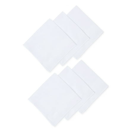 George Cotton Handkerchief, 6-Pack
