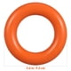 thumbnail image 3 of Anillo de juguete para morder para perros de caucho Natural y duradero, juguete para masticar y limpiar los dientes para mascotas (naranja), 3 of 6