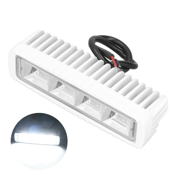 Boat Dock Lamp, Die Cast Aluminum 4000LMS 6.3in 36W LED Boat Light Bar IP68 Waterproof for Marine for RV