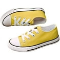 thumbnail image 3 of Boys and Girl Low Top Canvas Kids Lace up Sneakers, 3 of 9