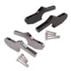 thumbnail image 5 of 2 Pares de Estriberas de Motocicleta Extensiones de Estriberas de para Vespa GT GTS GTV 60125150200250300 300ie (negro + ), 5 of 9