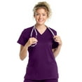 thumbnail image 1 of Landau ProFlex Tailored Fit Comfort Stretch 3-Pocket Scrub Top for Women 4160, 1 of 5