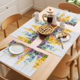 thumbnail image 5 of Vintage Spring Placemats Set of 12, Watercolor Green Purple Yellow Blue Pink Flower Non-Slip Place Mats Washable Table Mats for Kitchen Dining Table Decorations Indoor/Outdoor, 5 of 9