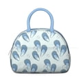 thumbnail image 2 of Insulated Lunch Bag Women, Reusable Summer Shells Oysters and Pearls Tote Lunch Box, Leakproof Cooler Lunch Bags for Work Office Travel Picnic, 2 of 4