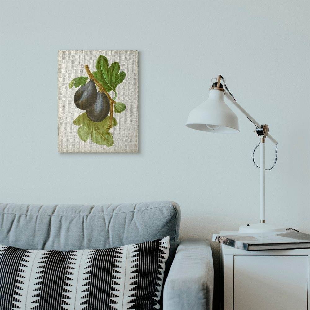 Stupell Industries Vintage Fruit Plum Painting Canvas Wall Art by Vision Studio