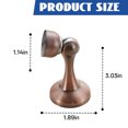 thumbnail image 2 of ZHZFKQ Door Stoppers Bottom Magnetic Core Stop Matching Screws Decorative brown, 2 of 7