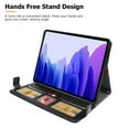 thumbnail image 6 of TECH CIRCLE Case for Samsung Galaxy Tab S9 FE 10.9",Galaxy Tab S9/S8/S7 Case 11",PU Leather Business Stand Protective Cover S Pen Holder Card Slots Shoulder Hand Strap Handbag Wallet Cover,Black, 6 of 6