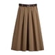 thumbnail image 2 of HongQid Skirts for Women Long Midi Length Casual Dressy Work A Line Pleated Skirt for Party Holiday, 2 of 3