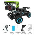 thumbnail image 2 of Toys Remote Control Car, 2.4 GHz Alta Velocidad 4WD Vehículo ToDoTerreno Eléctrico Con Luces 2 Baterías Recargables Para Adultos Niños Niños, Azul, 2 of 6