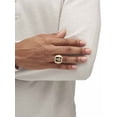 thumbnail image 4 of PalmBeach Jewelry Men's .59 TCW Square Enamel and Cubic Zirconia Yellow Gold-Plated Masonic Ring, 4 of 6
