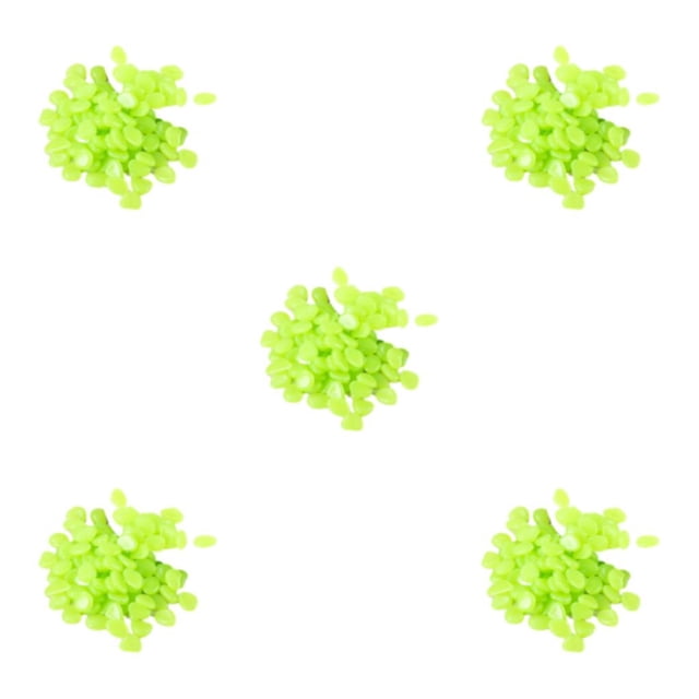 Guardoinrt Aquarium Decoration With Glow In Dark Rocks Wide Application Not Easy To Deform green 5Set