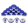 thumbnail image 1 of Uxcell Tapas de Flip Off de 20 mm 200PCS Sellos Sin Rebabas Tapas de Flip Off para Frascos de Vidrio, Azul/Plata, 1 of 6