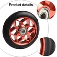 thumbnail image 2 of GLFILL Roues de Trottinette Acrobatique 110mm Alliage d'Aluminium Haute Élasticité Moyeu de Roue avec Roulements pour Accessoires de Trottinettes Professionnelles Rouge, 2 of 9