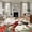 Beige, variant on Round Area Rug 5 Ft,Red White Stripe Fireman American Flag Non Slip Area Rugs for Living Room,Fire Fighter USA Flags Washable Low Pile Circle Throw Carpet for Indoor Dining Room Bedroom Nursery Decor