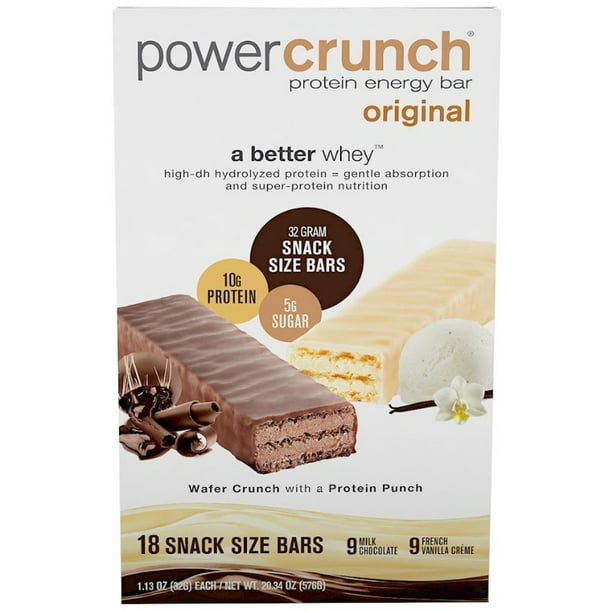Power Crunch Protein Energy Bar Variety Pack, 18 ct.