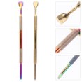 thumbnail image 4 of 2pcs Dual Sided Cuticle Pushers Stainless Steel Cuticle Remover for Fingernail Toenail, 4 of 8