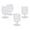 Clear, variant on Better Homes & Gardens 4-Piece Clear Ribbed Tritan Goblet Set