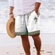 thumbnail image 2 of Pantalones cortos de playa de verano para hombre, Shorts suaves transpirables de gran tamaño, 3D, vacaciones diarias informales, artículos de viaje hawaianos Fivean unisex, 2 of 2