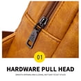 thumbnail image 6 of JeashCHAT Leather Sling Bag for Women, Waterproof Crossbody Bag Chest Bag, Fashionable Small Backpack Multipurpose Shoulder Bag for Travel Hiking Cycling, Gifts for Women, 6 of 9