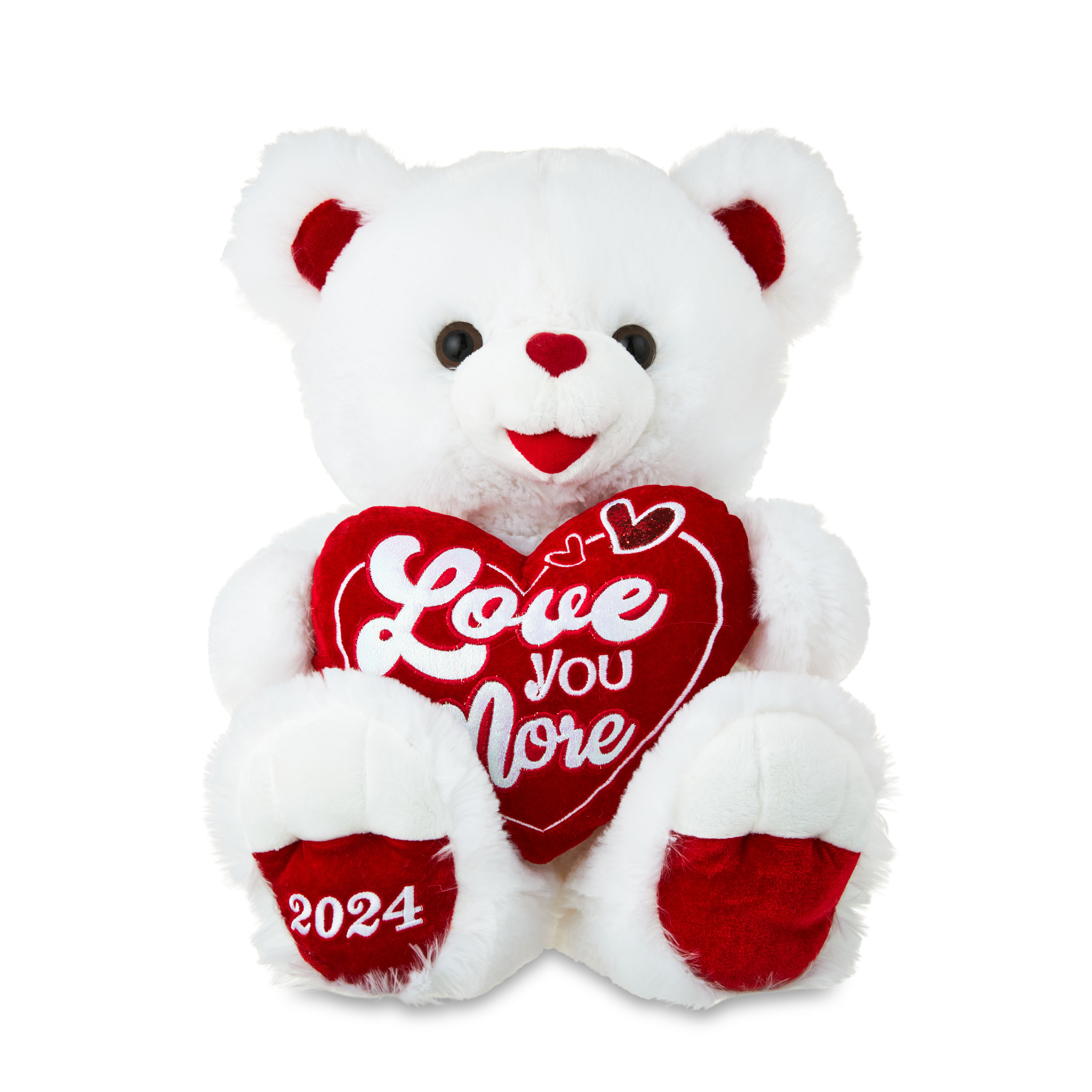 Valentine's Day 15" Sweetheart Teddy Bear 2024, White, Way To Celebrate