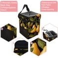 thumbnail image 2 of Pear Foldable Car Trash Bin with Lid, Leak-proof Mini Trash Can, Hanging Storage Bag for Car, 2 of 6