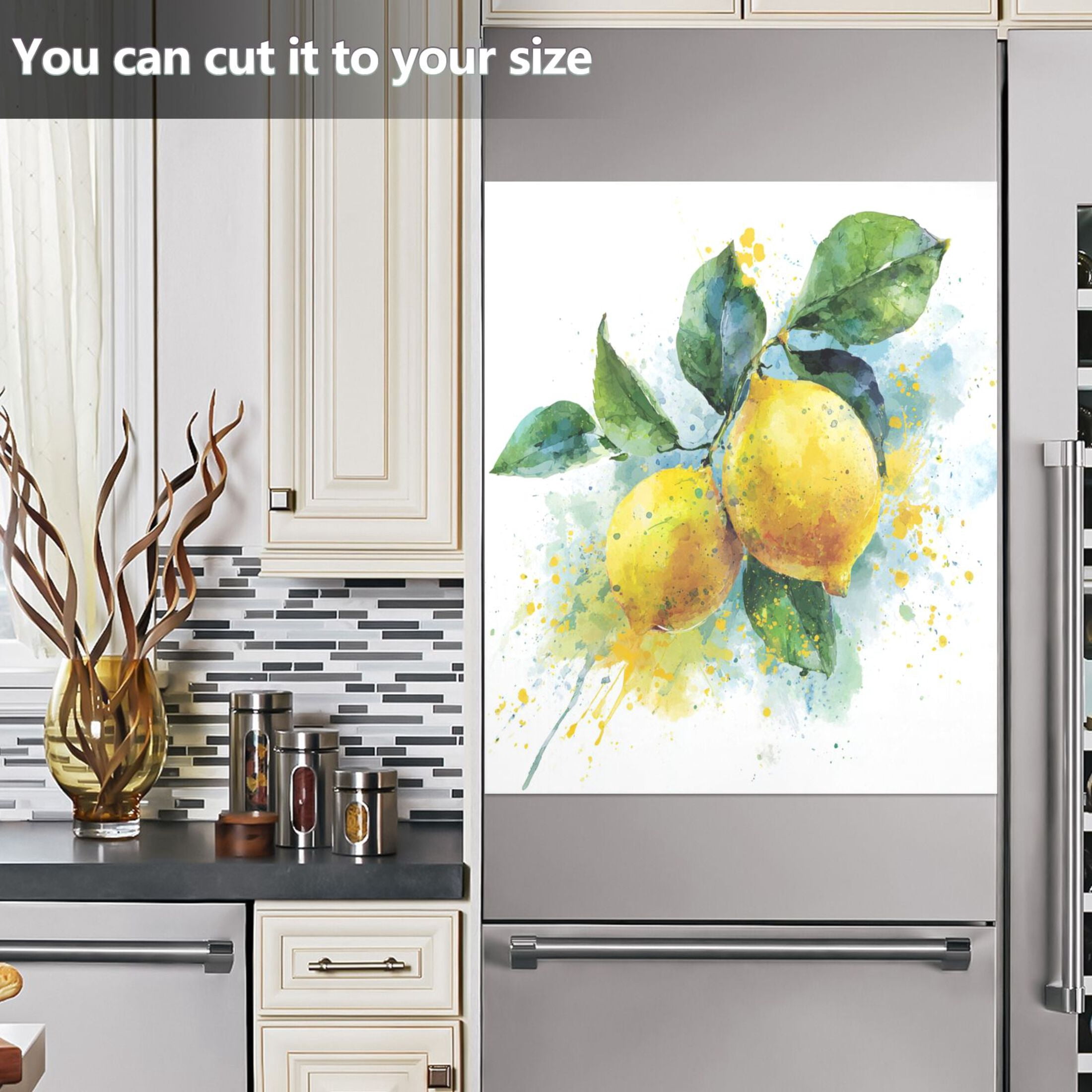 Dishwasher Sticker Magnetic Dishwasher Sticker Magnetic Decorative Sticker Refrigerator Sticker Dishwasher Decorative Stickers Lemon
