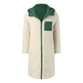 thumbnail image 5 of 2025 Veste Décontractée pour Femmes à Fermeture Éclair, Doudoune Zippée, Veste Up avec Poches, Vestes pour Femmes, Chandail à Capuchon en Molleton, Hiver, Réversible, Veste d'Hiver pour Femmes, Capuche, Manteau Teddy, 5 of 5