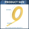 thumbnail image 5 of Unique Bargains Masking Tape, DIY Car Auto Paint Painters Tape 1Pc Yellow 0.5 Inches x 32.8 Yards, 5 of 6