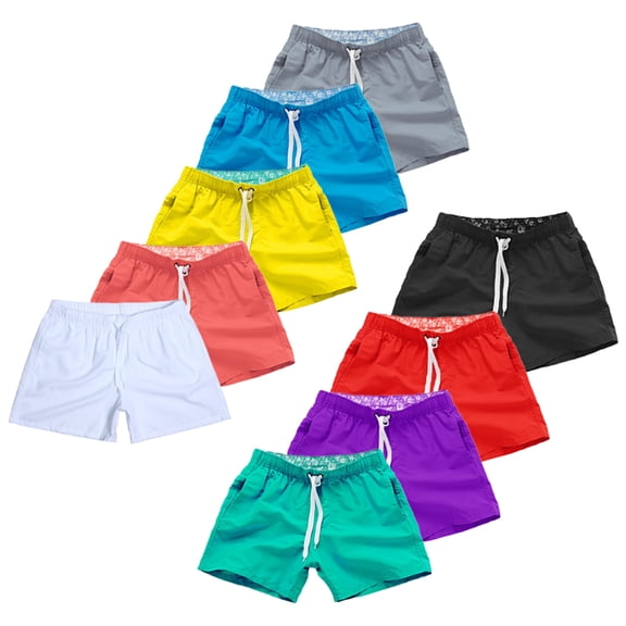 Zoeecloth Men's Shorts Pocket Elastic Waist Stretch Summer Casual Beach Athletic Sweat Shorts S-3XL