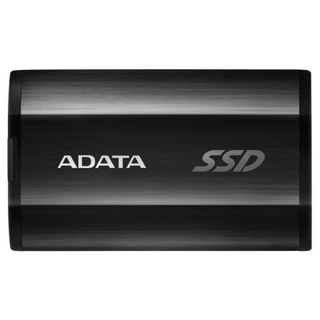 ADATA - SE800 1TB IP68 Rugged SuperSpeed External USB 3.2 Gen 2 USB-C Portable SSD - Black