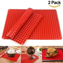 Wolecok Baking Mats Nonstick Silicone Pyramid Pan Oven Tray Baking