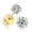 Golden, variant on Moissanite Stud Earrings , F136 Titanium Screw Back Earrings for Men Women, Hypoallergenic Earrings for Women Men Sensitive Ears,Wedding Earrings