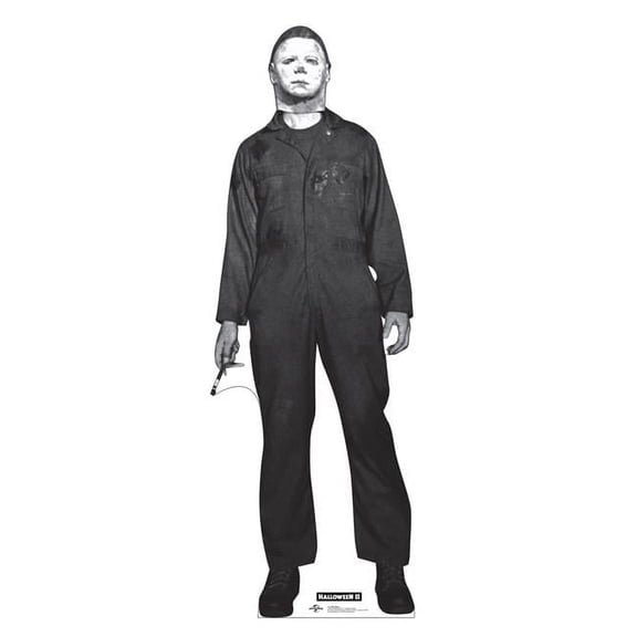 74 x 25 in. Mike Myers Cardboard Cutout, Halloween II