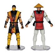 Scorpion vs Raiden (Mortal Kombat Klassic) Deluxe 2-Pack 7 Figures - McFarlane Toys